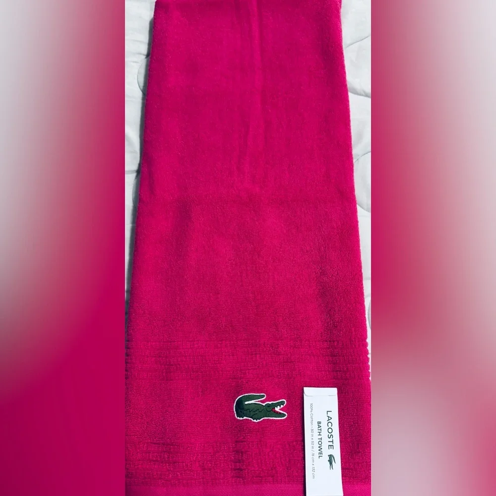 LACOSTE Bath Towel 100% Cotton 30
